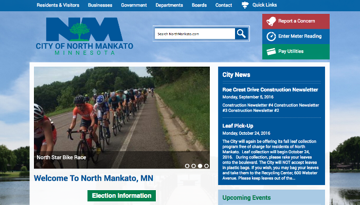 City of North Mankato Home page
