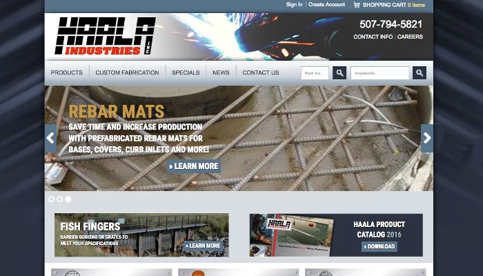 Haala Home page